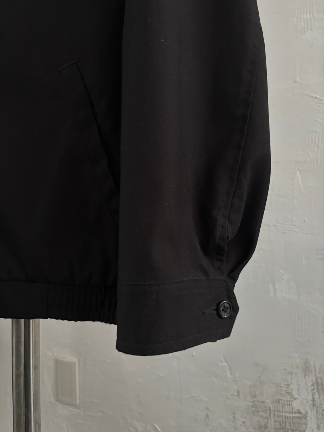 Polo 폴로 랄프로렌 신형라벨 블랙 안감체크 폴리쉘 헤링턴 자켓  상품이미지5