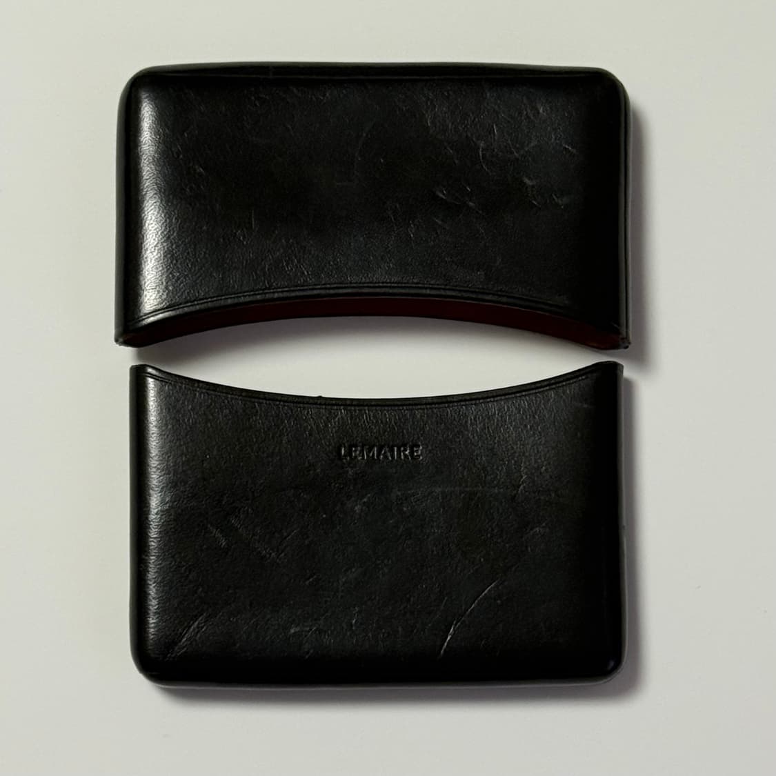 르메르 몰디드 카드홀더 카프 레더 블랙 상품이미지3