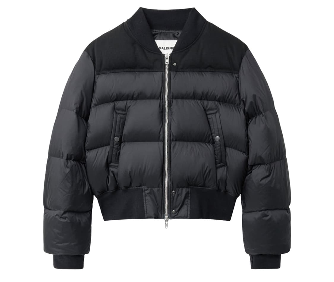 HALEINE CROPPED DUCK DOWN BOMBER 패딩 상품이미지4