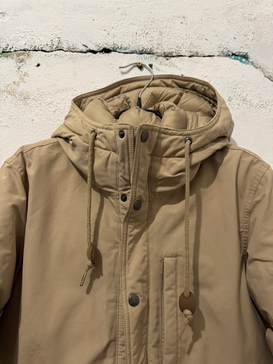 노스페이스 베이지 패딩(90) 상품이미지2