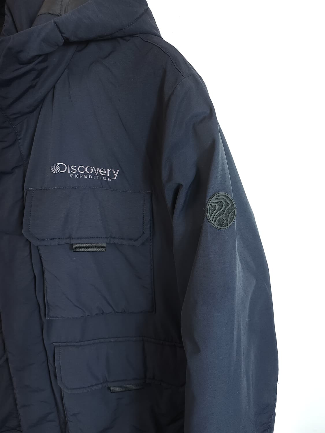 디스커버리 포켓 프리미엄다운패딩 네이비 100 L 상품이미지2