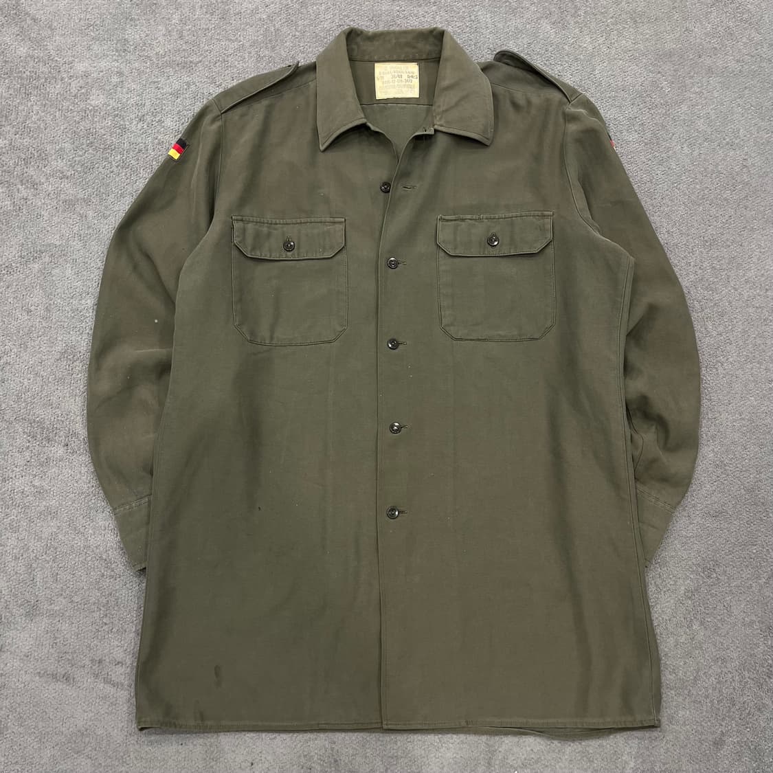 독일군 오리지널 90s 밀리터리 셔츠 상품이미지1