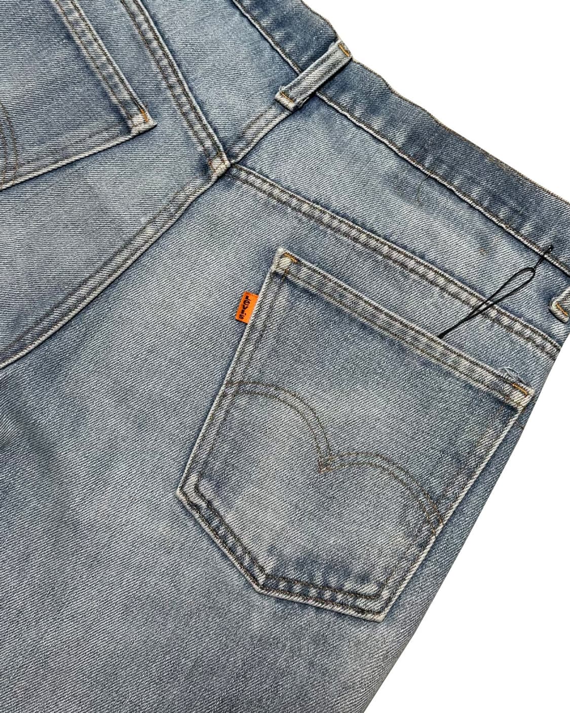 80s 리바이스517 부츠컷 오렌지탭 데님 팬츠 34x32 상품이미지7