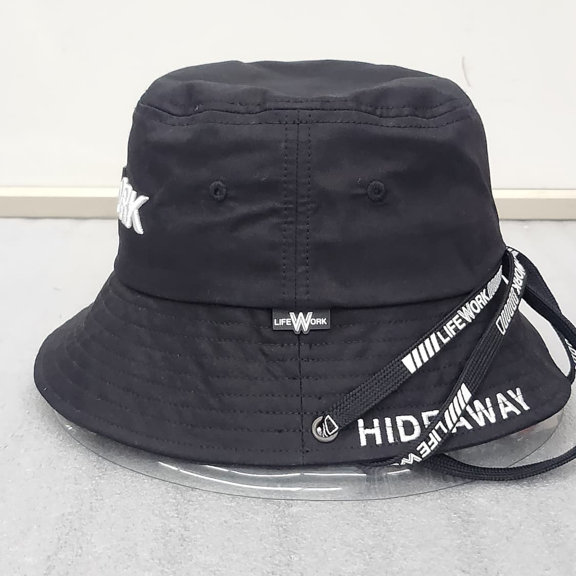 라이프워크 정품 블랙 버킷햇 프리사이즈  상품이미지3