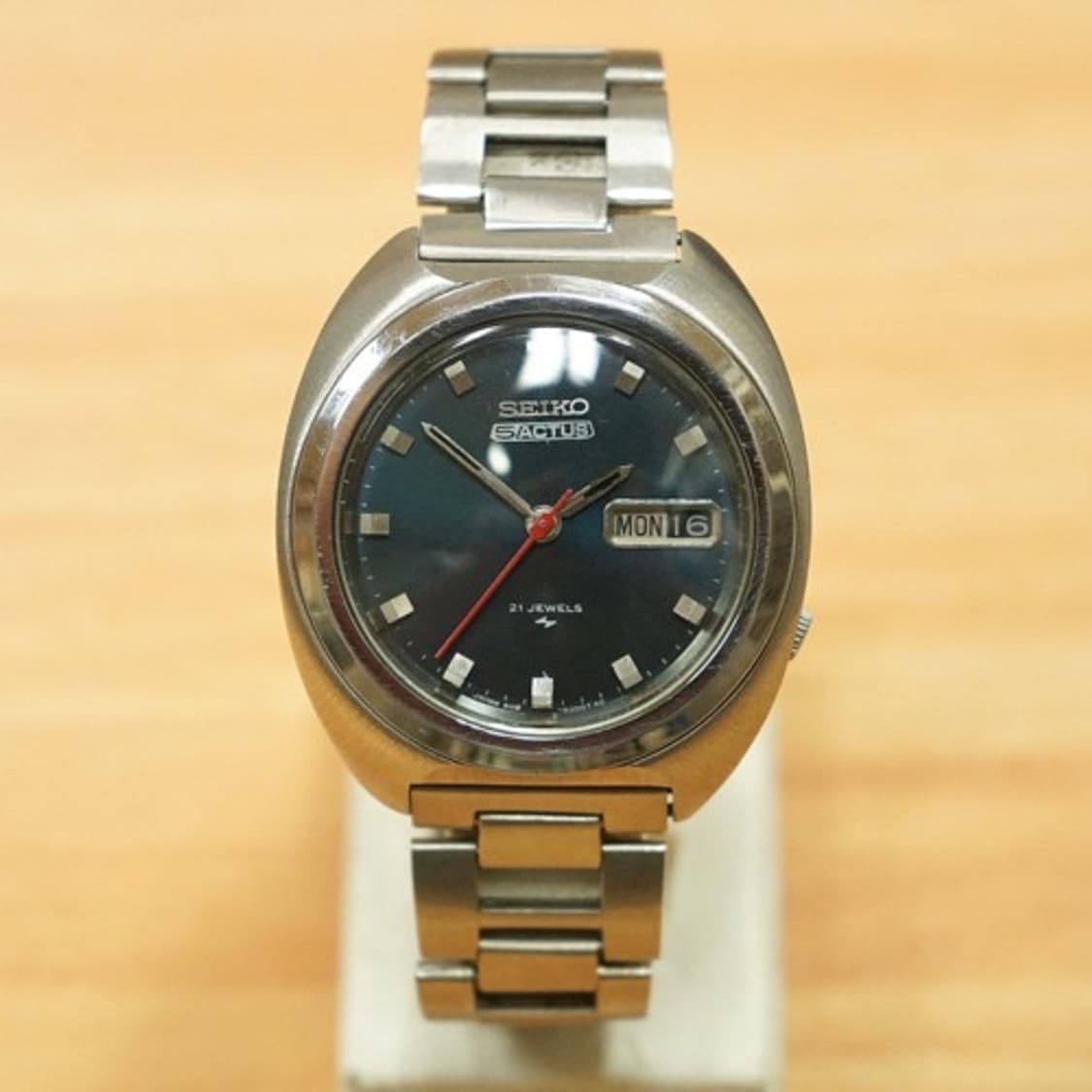 70s 세이코 5 엑터스 7019-7050 "에게해 블루 다이얼" 시계 상품이미지1