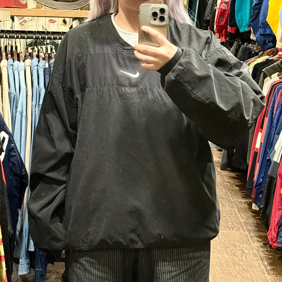 [HI] 나이키 올드스쿨 웜업 블랙 상품이미지1