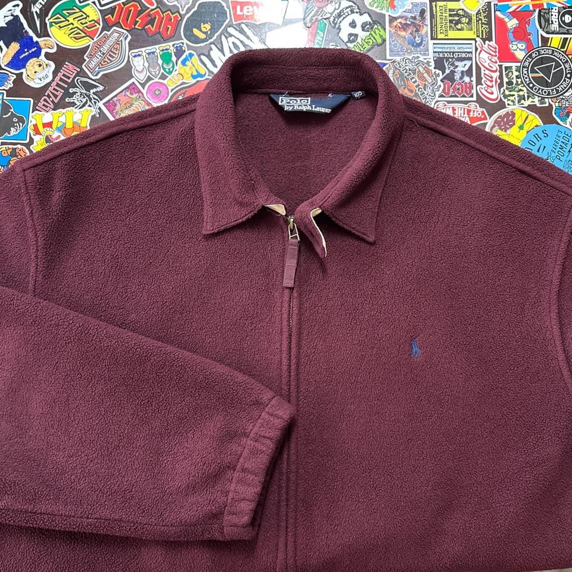 90s 폴로 랄프로렌 후리스 스윙탑 자켓 XL 상품이미지3