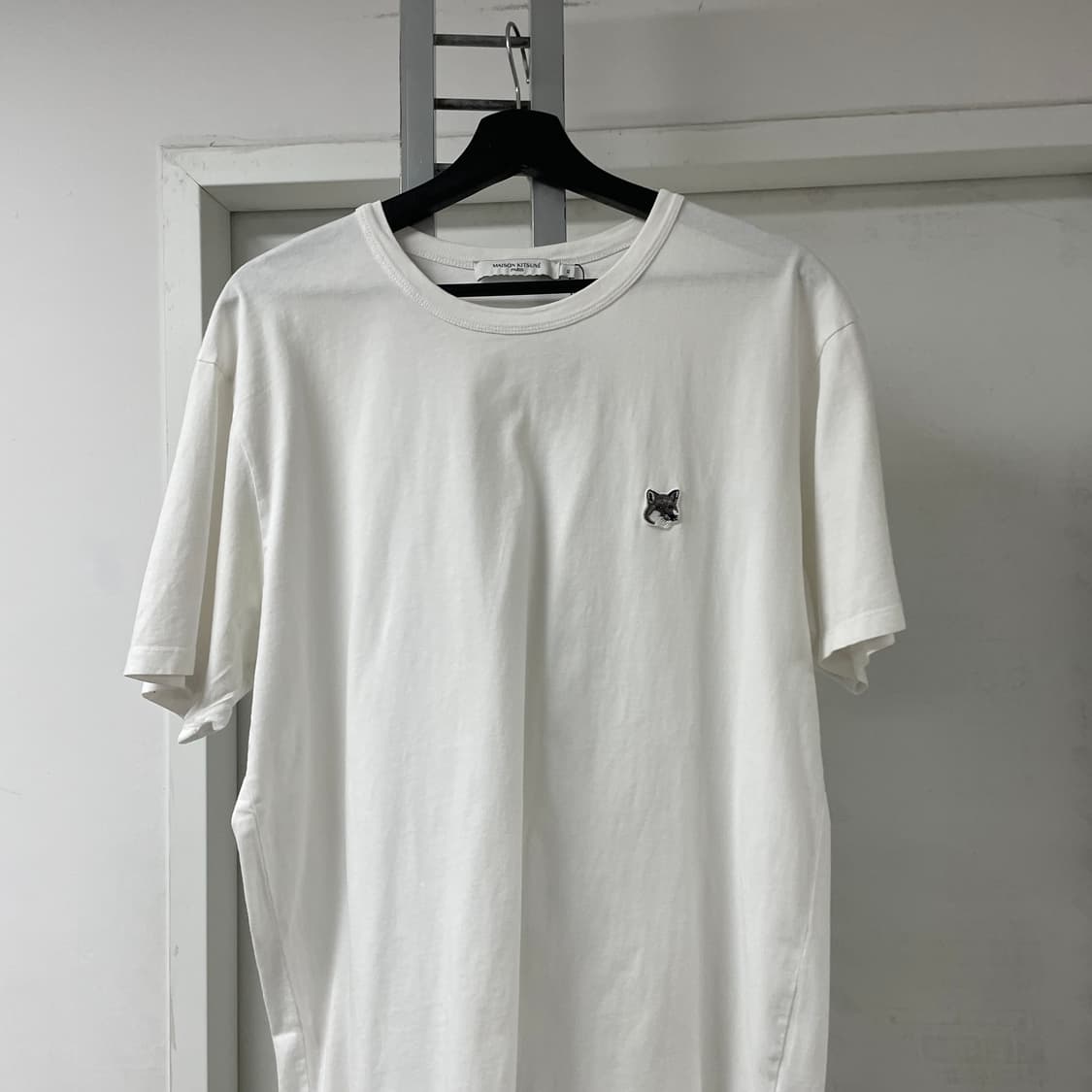 메종키츠네 폭스 반팔 티셔츠 화이트 XL 상품이미지2