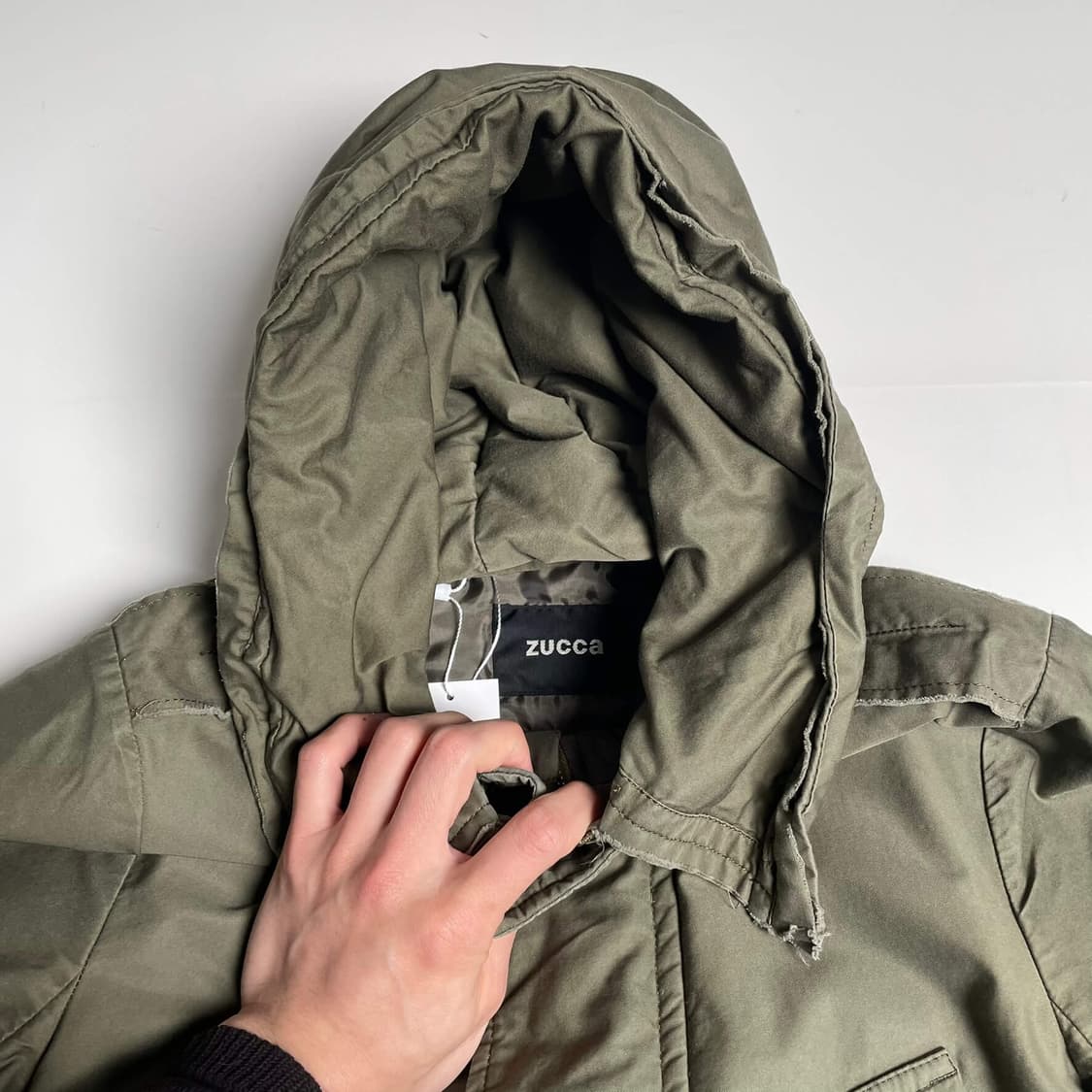 Zucca 코튼 와이어 후드 파카 상품이미지10
