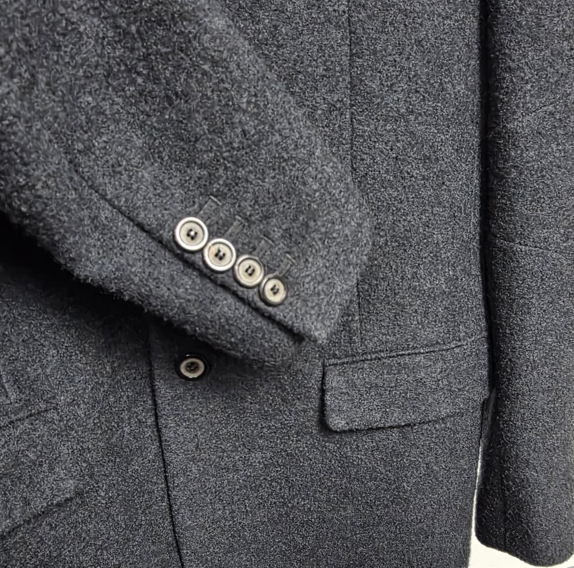 솔리드옴므 우영미 울혼방 차골 자켓(105) 상품이미지5