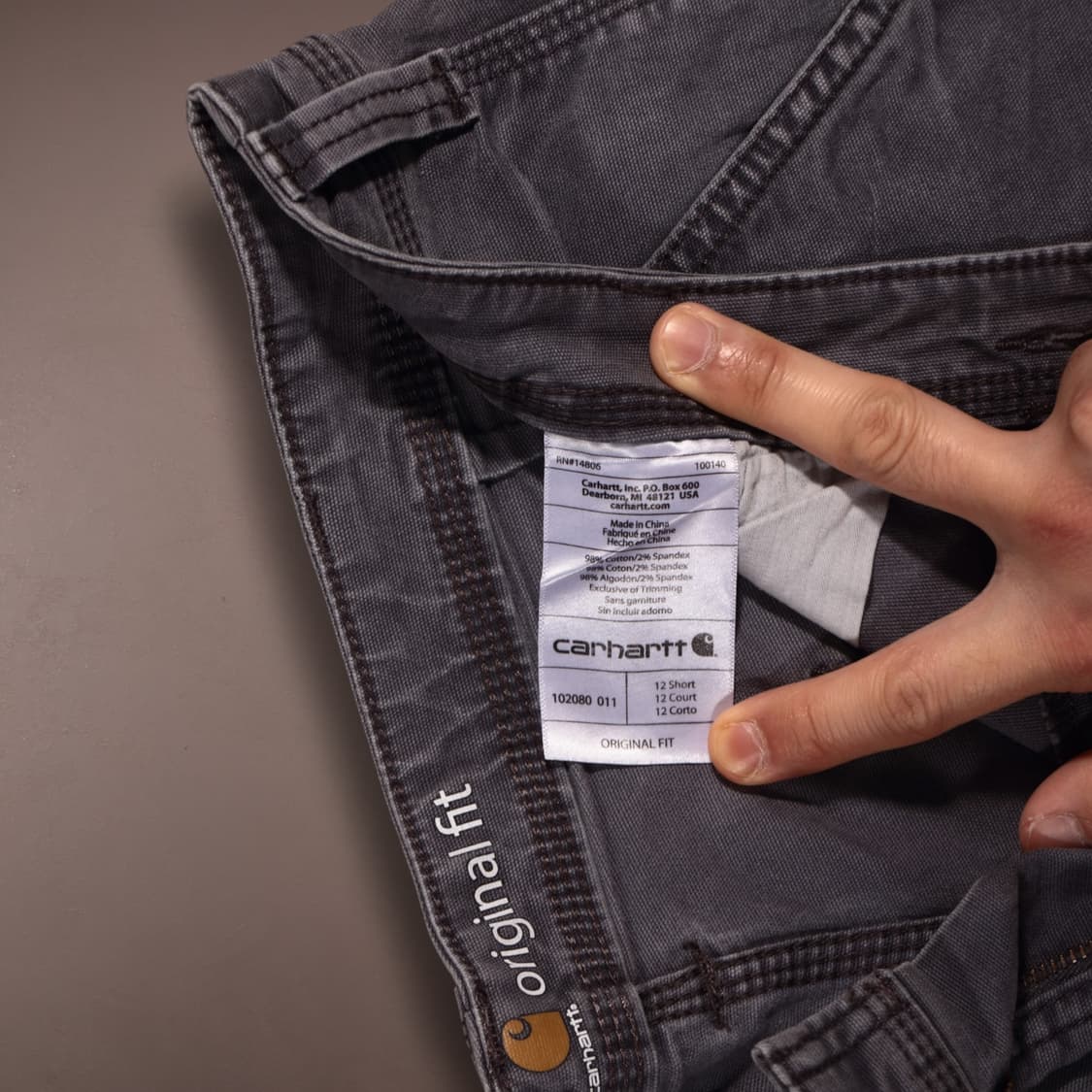 칼하트 카펜터 워크팬츠 상품이미지6