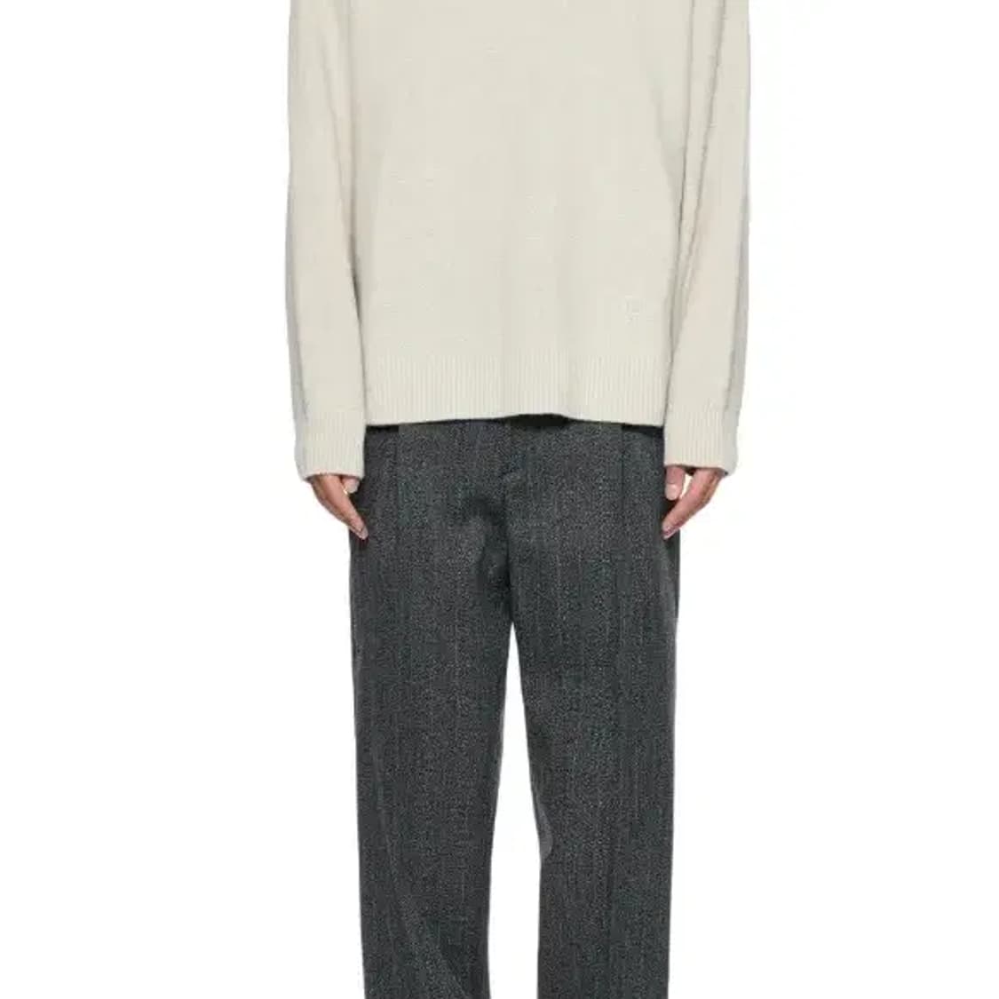 우영미 니트 아이보리 110 상품이미지1