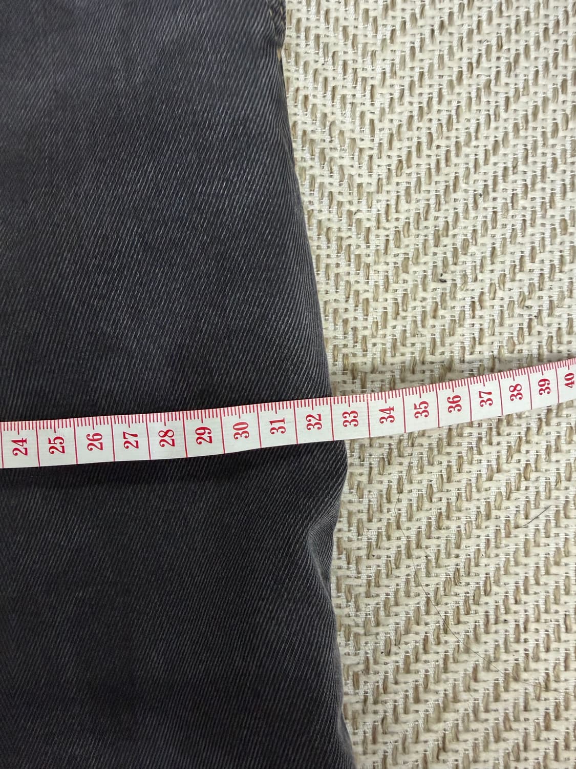 정품) 래트바이티 한섬 21ss 데님 와이드팬츠 67-98 상품이미지10