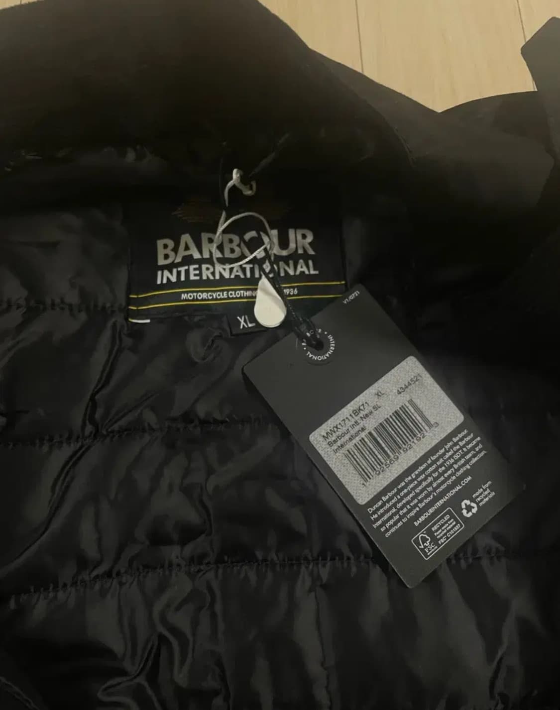 바버 인터내셔널 팔아요!!! XL 상품이미지2