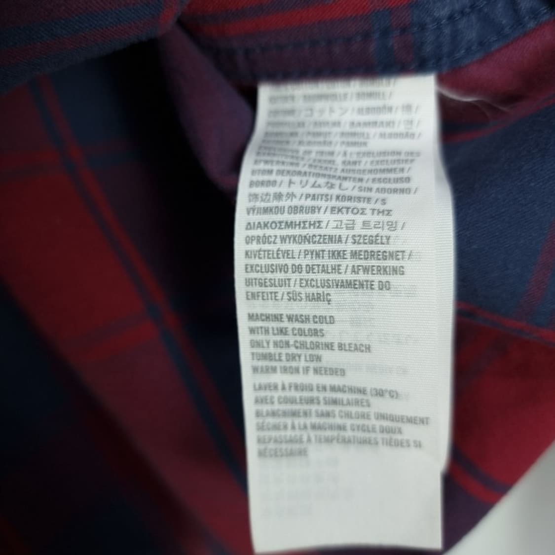 [아베크롬비] 로고 자수 빈티지 체크 셔츠 M18521 상품이미지8