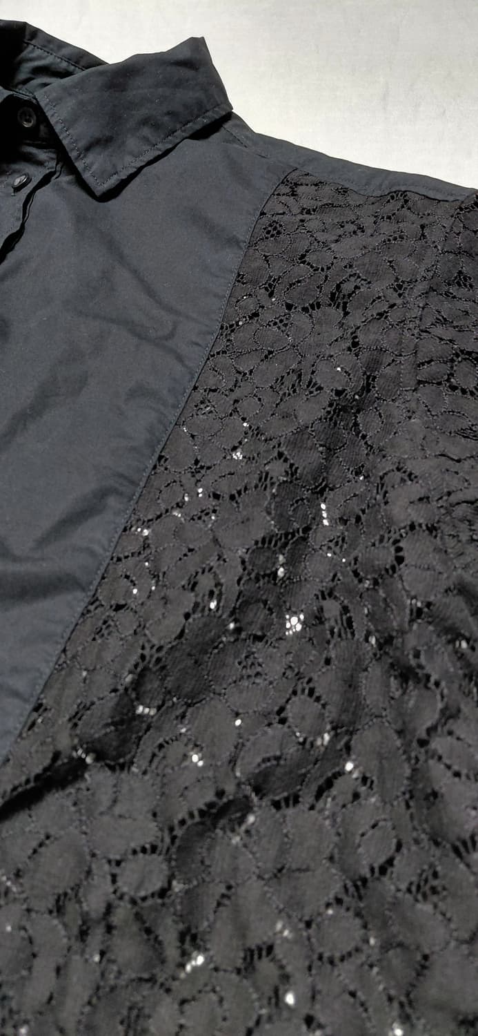 GAP 갭 레이스 믹스 오버사이즈 빅 셔츠 상품이미지10