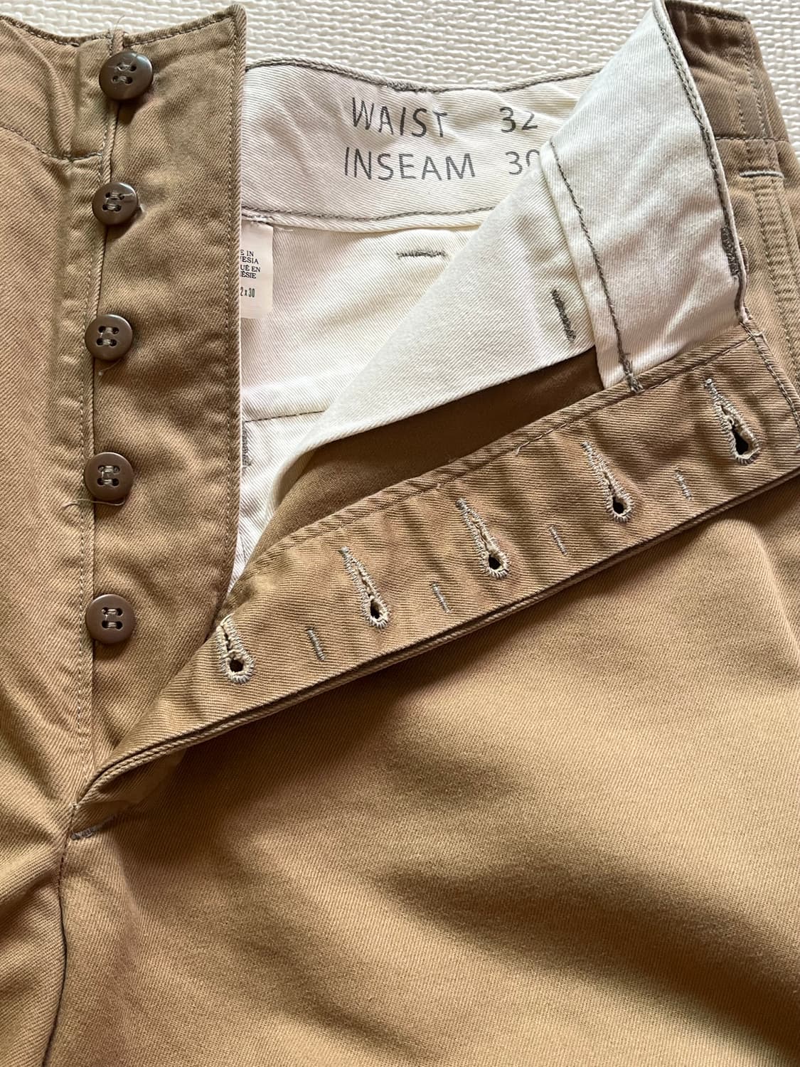 RRL BRITISH KHAKI FIELD CHINO PANTS 상품이미지3