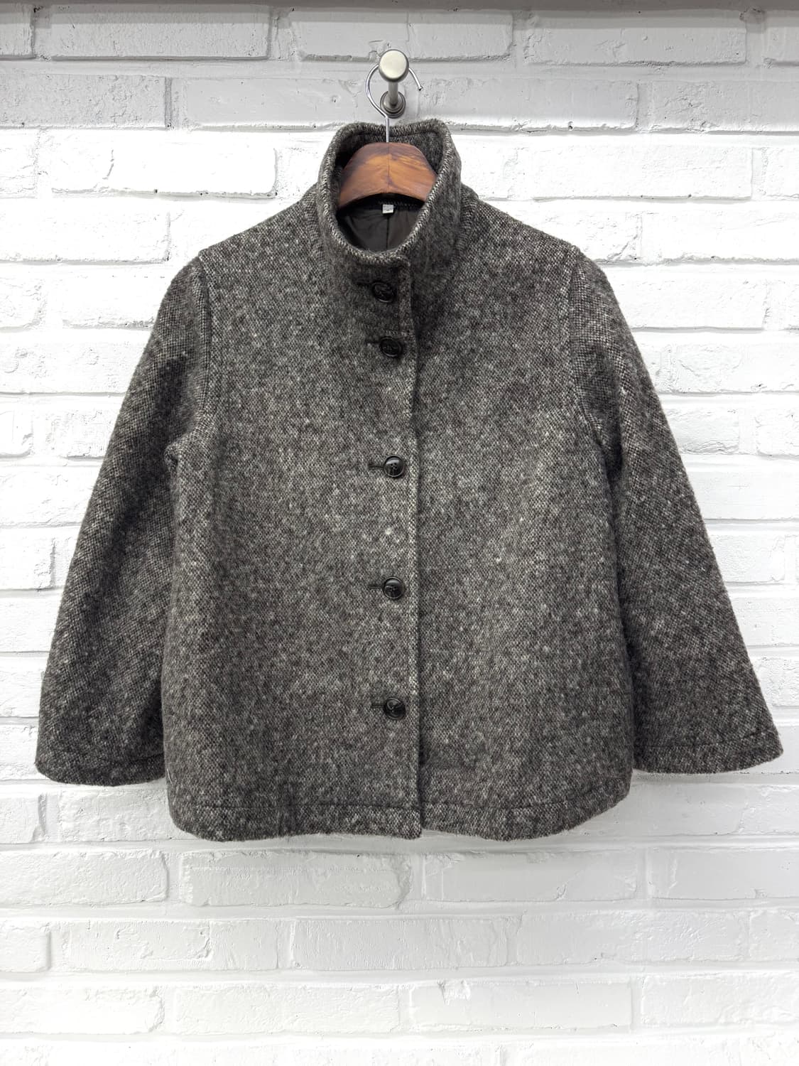 무인양품 그레이 울 코트 상품이미지4