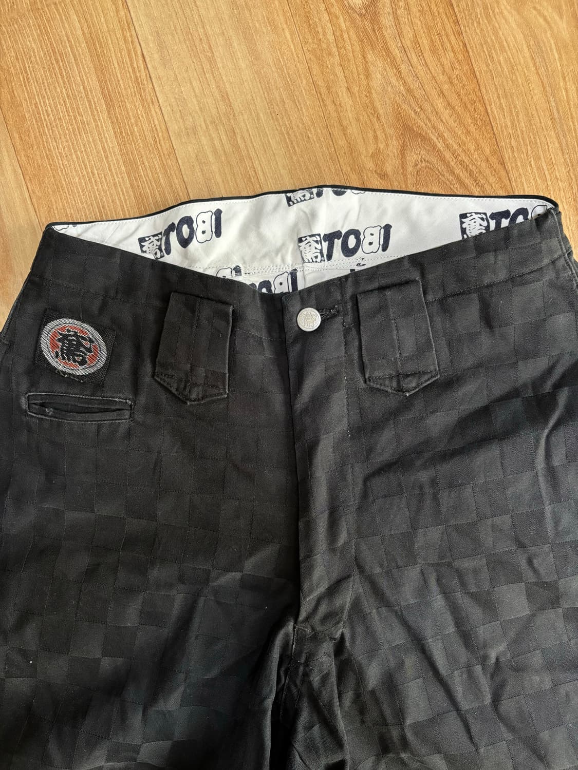 [japanese vintage] 재패니즈 오리엔탈 단풍 체커 토비팬츠 상품이미지7