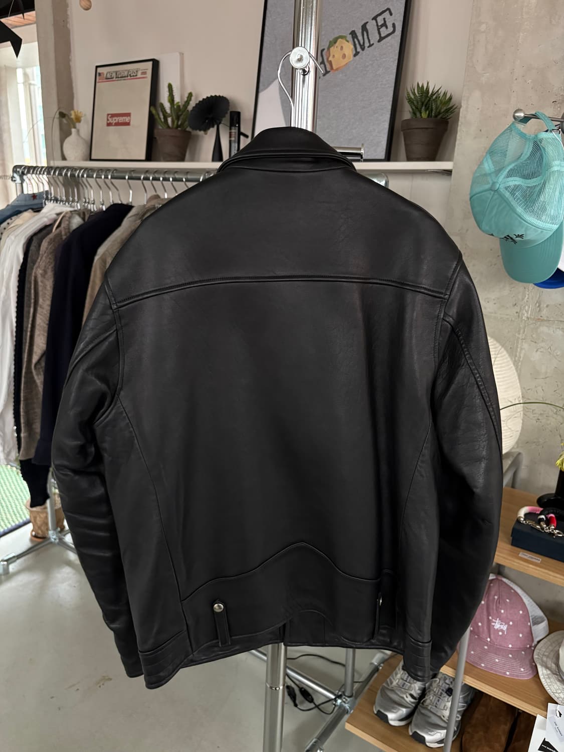 Neighborhood 네이버후드 레더 라이더 자켓 상품이미지3