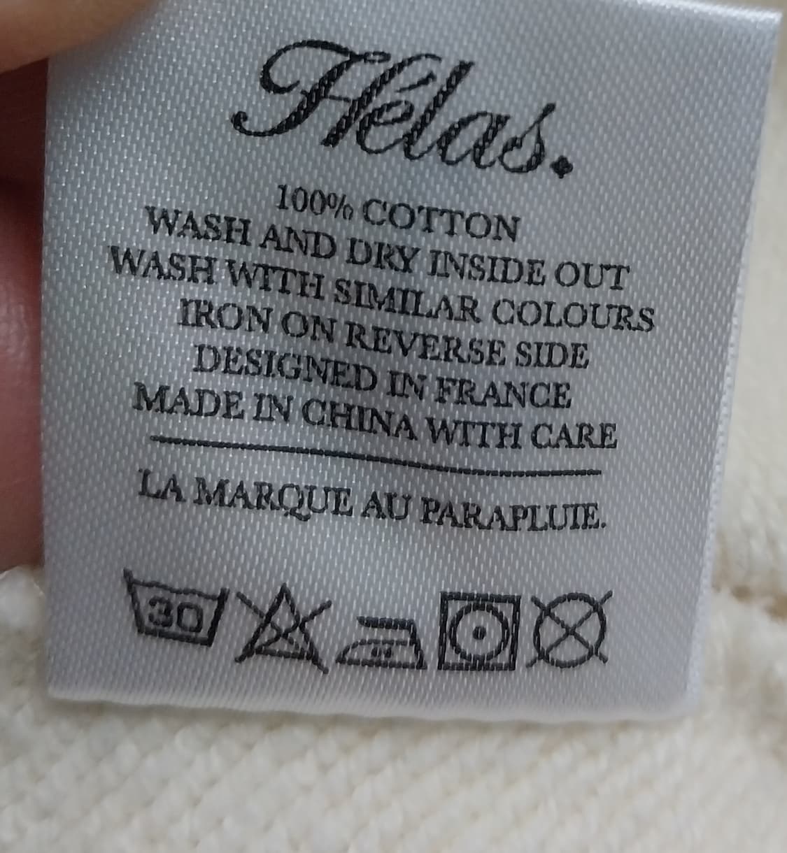 Helas 헬라스 엄브렐라 문양 맨투맨 XL 상품이미지5