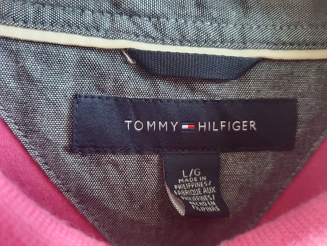 TOMMY HILFIGER 타미힐피거 남성 반팔 카라티 L 코튼 피케티 상품이미지5