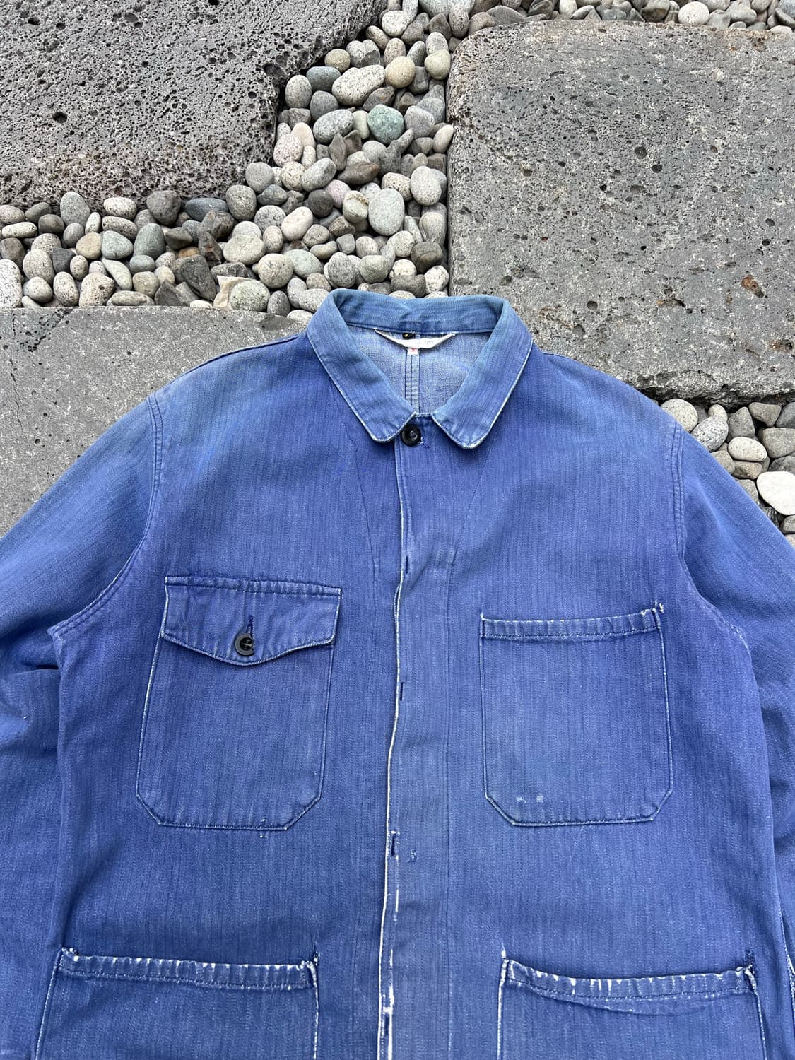 FADED VINTAGE WASHING FRENCH 프렌치데님워크자켓 상품이미지3