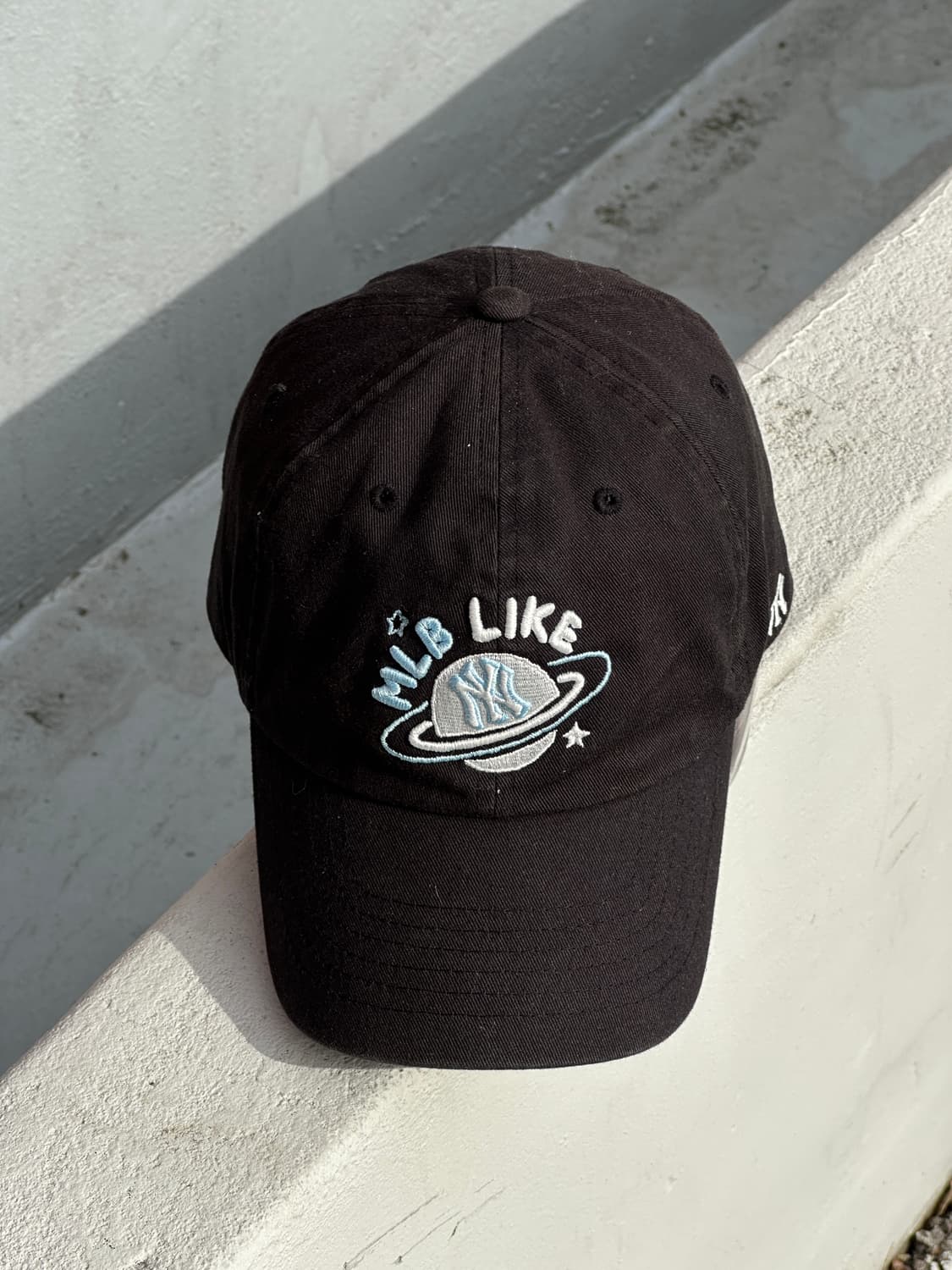 [F] MLB 로고 블랙 볼캡 모자 상품이미지1