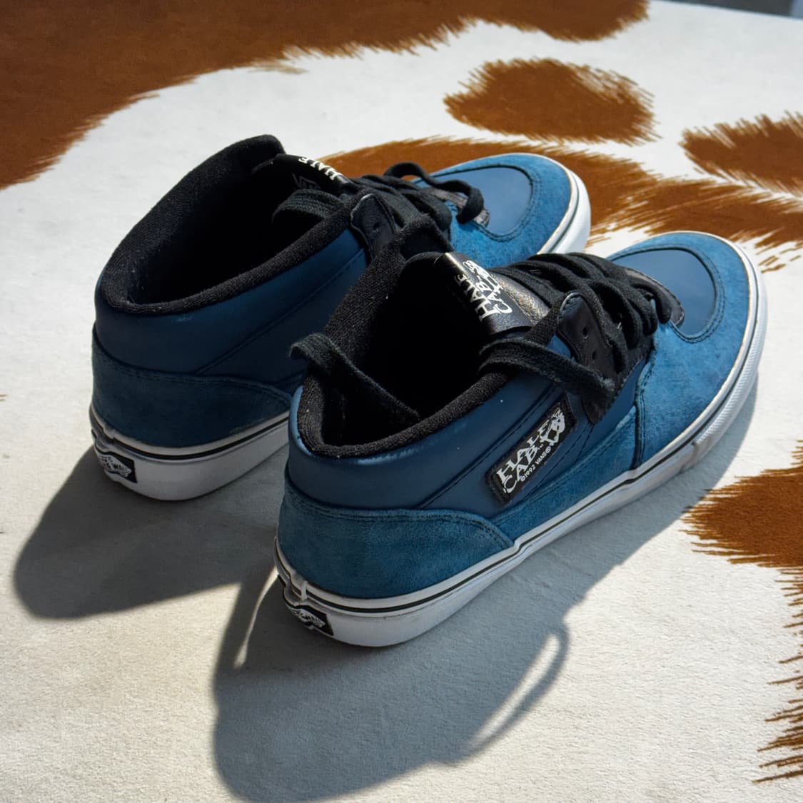 반스 하프캡 프로 스웨이드 블루 (260) 상품이미지5