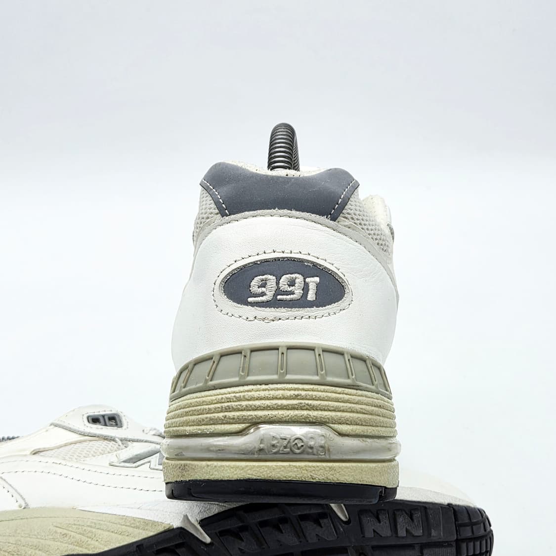  뉴발란스 991 메이드 인 UK 화이트 실버 (8 D)  상품이미지2