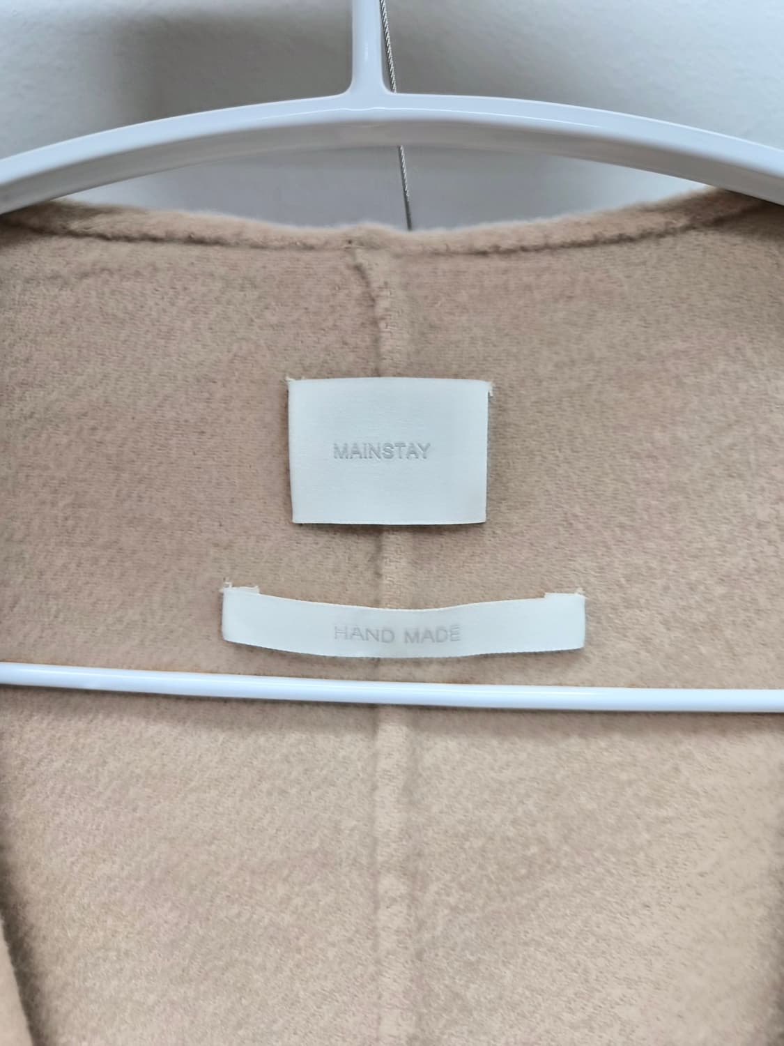 캐시미어 울 핸드메이드 후드롱코트 상품이미지3