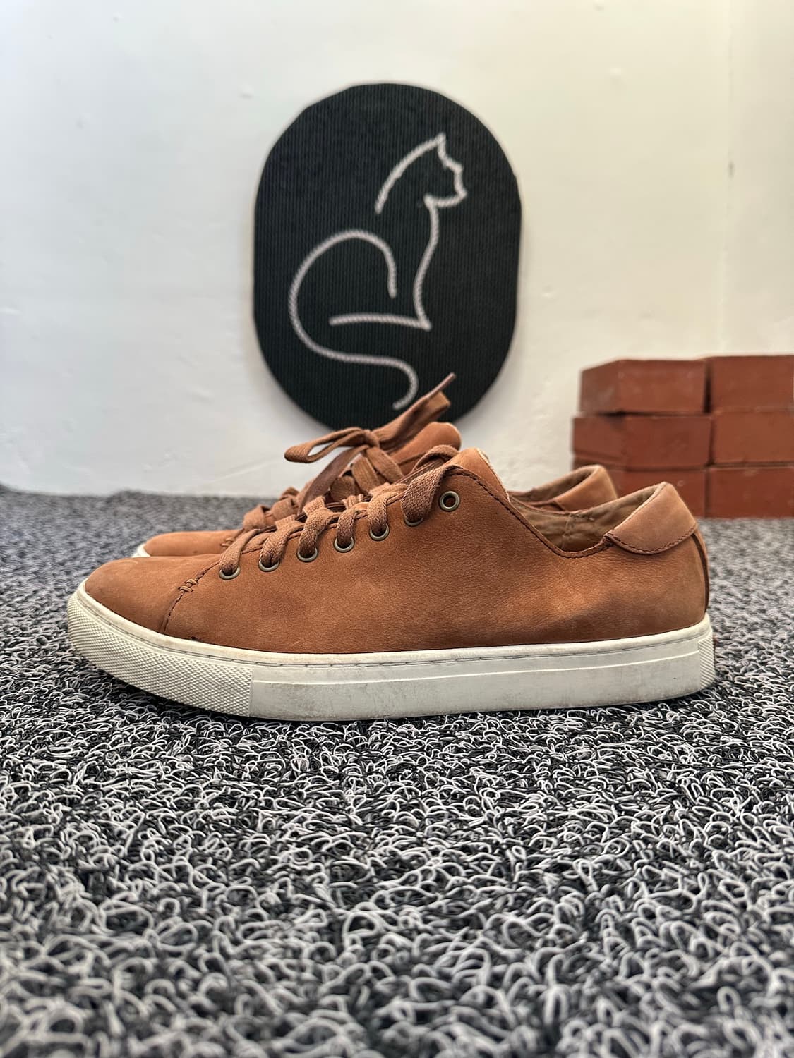 폴로 랄프로렌 가죽 스니커즈 265mm 상품이미지4