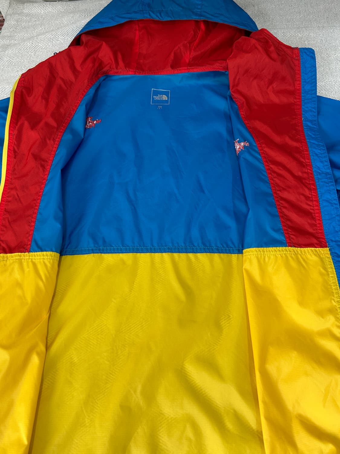 노스페이스 경량 바람막이 후드 집업 자켓 L 상품이미지9