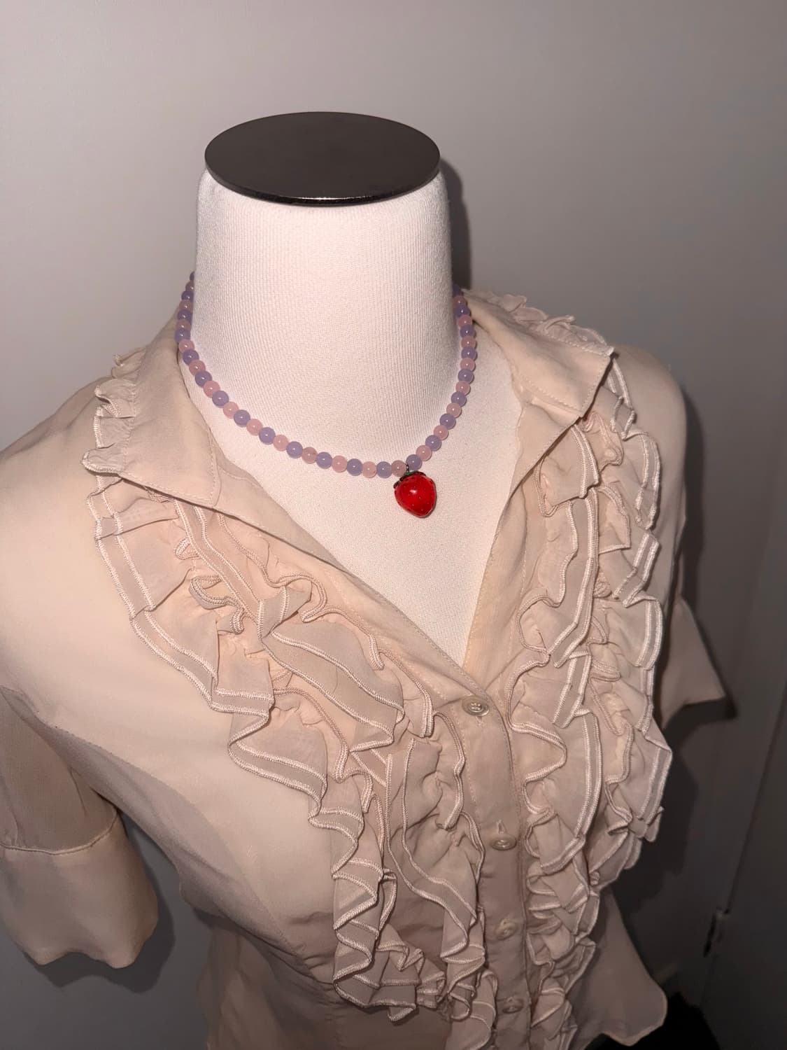 베를린 수입 스트로베리 목걸이 상품이미지4