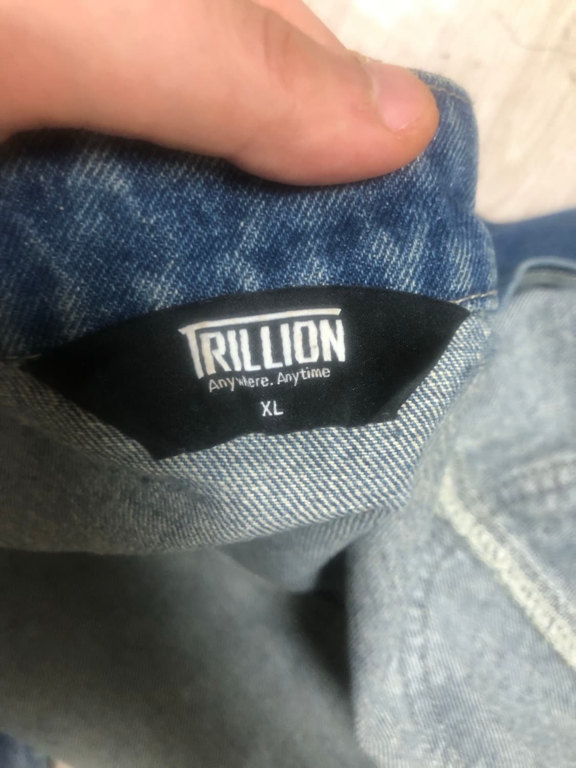 트릴리온 워싱 바이커 데님자켓 XL 105 상품이미지2