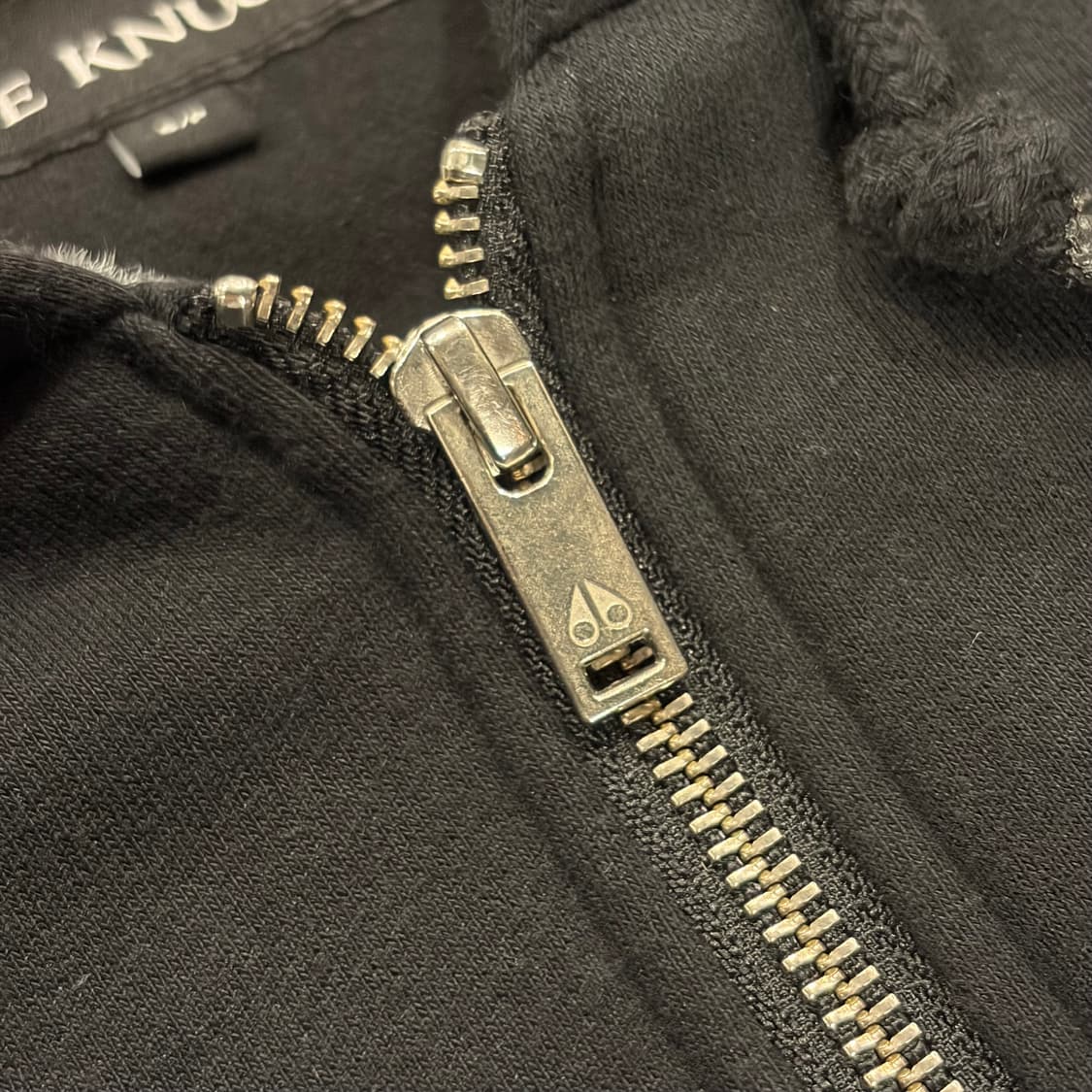 [S] 무스너클 버니 블랙 후드 집업 기모 안감 B695 상품이미지5