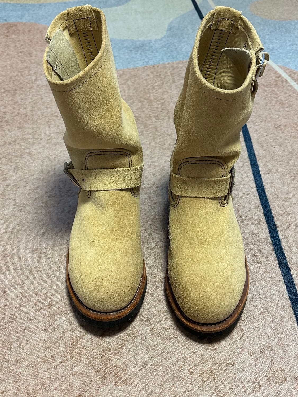 [280] 레드윙 8268 엔지니어부츠 러프아웃 스웨이드 베이지 상품이미지3