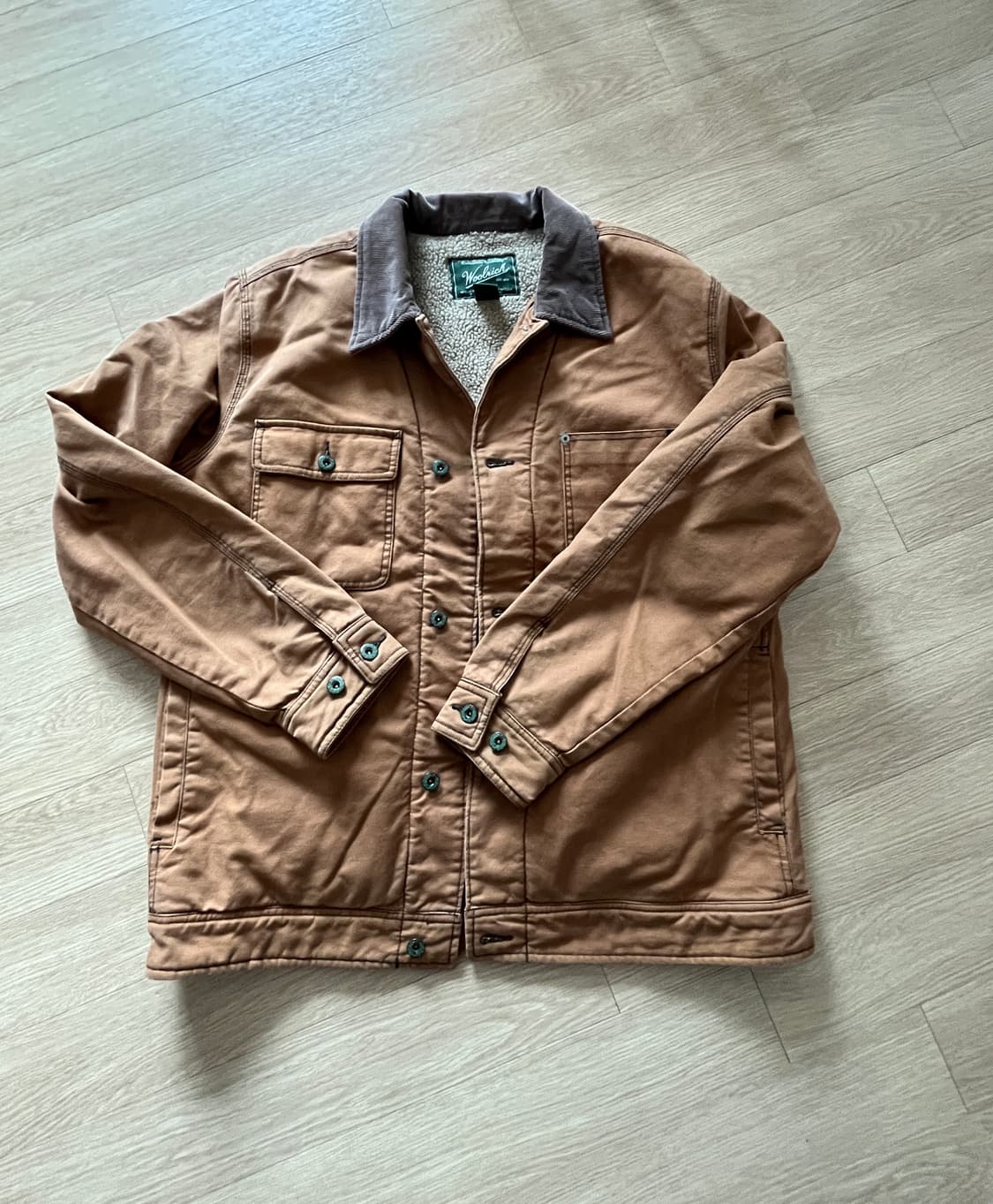 woolich 울리치 덕 캔버스 셔파 워크 자켓 상품이미지2