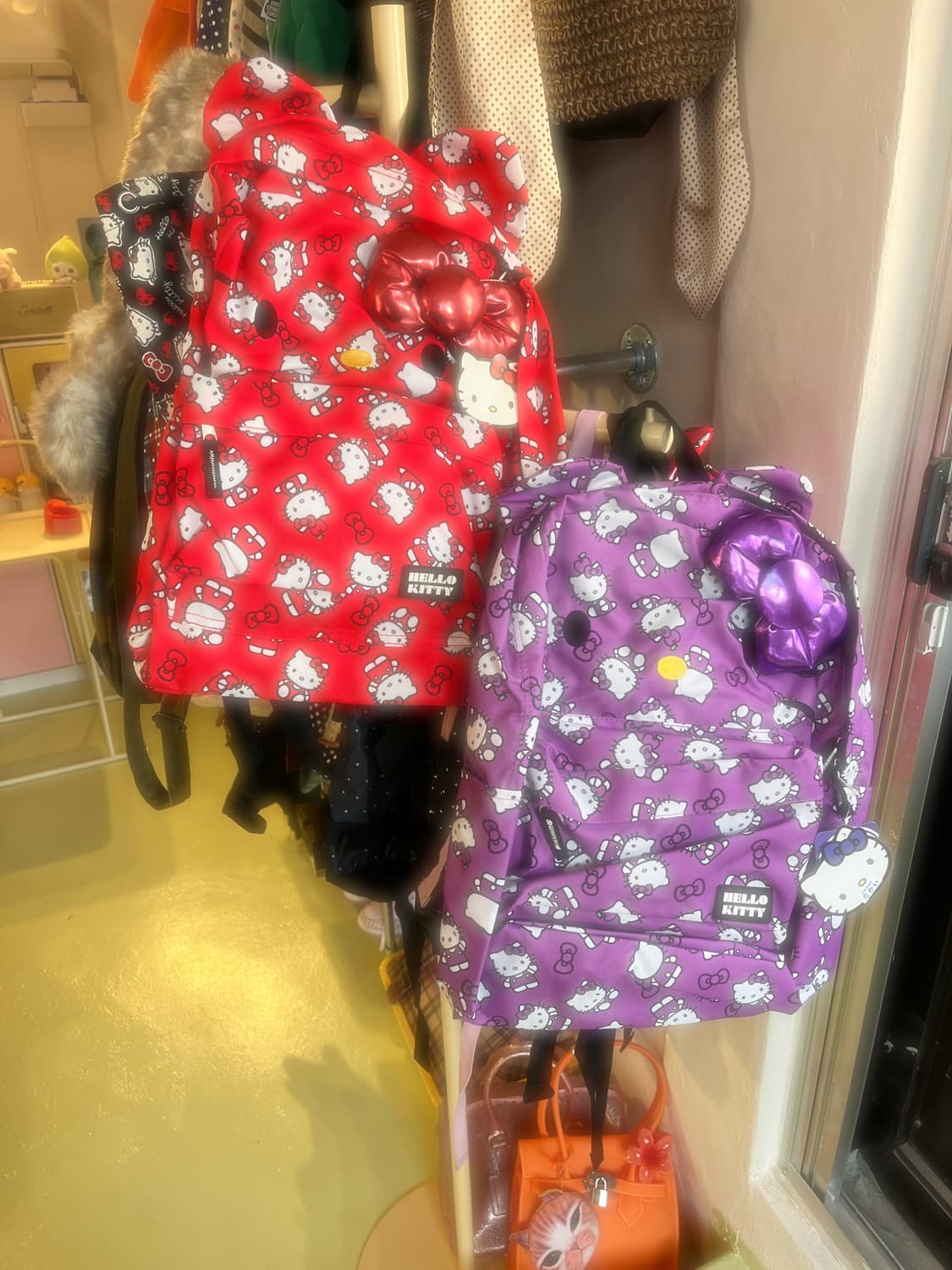 2015 홋카이도 퍼플 키티 백팩 🎒 상품이미지8