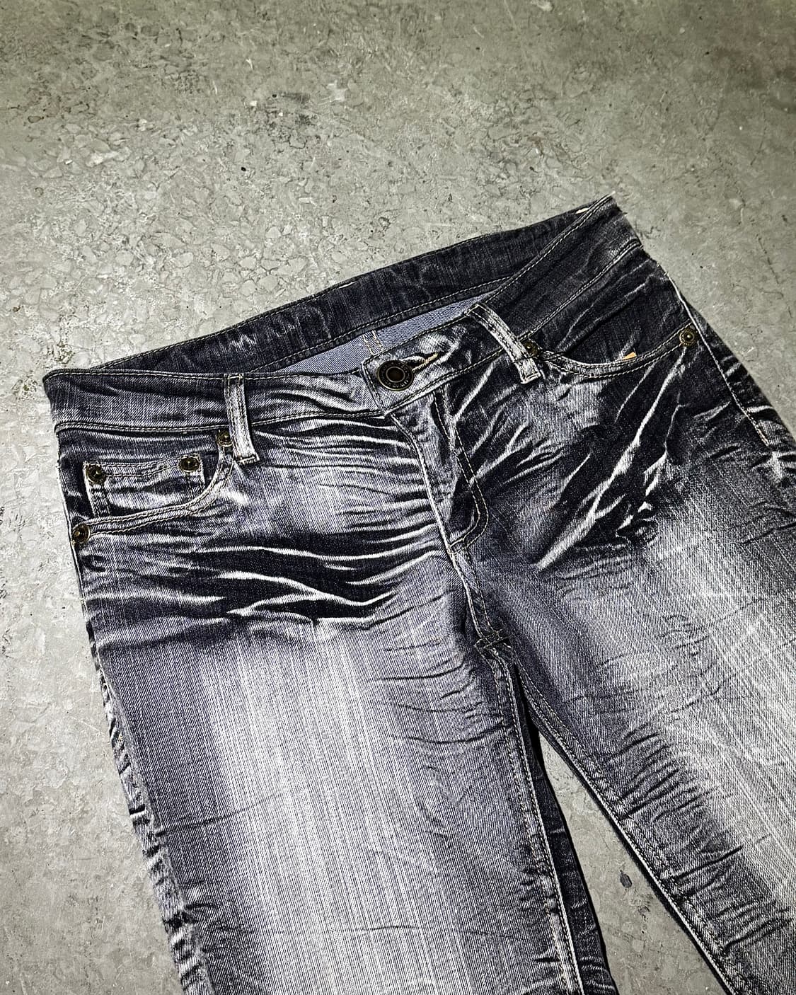 Grey Wash Denim Pants 상품이미지3