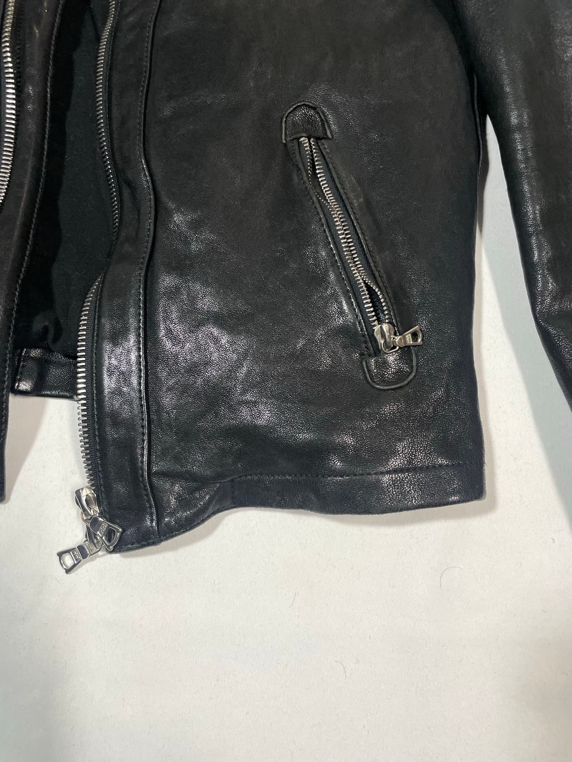 not CCP, but quality 램스킨 레더자켓 상품이미지8