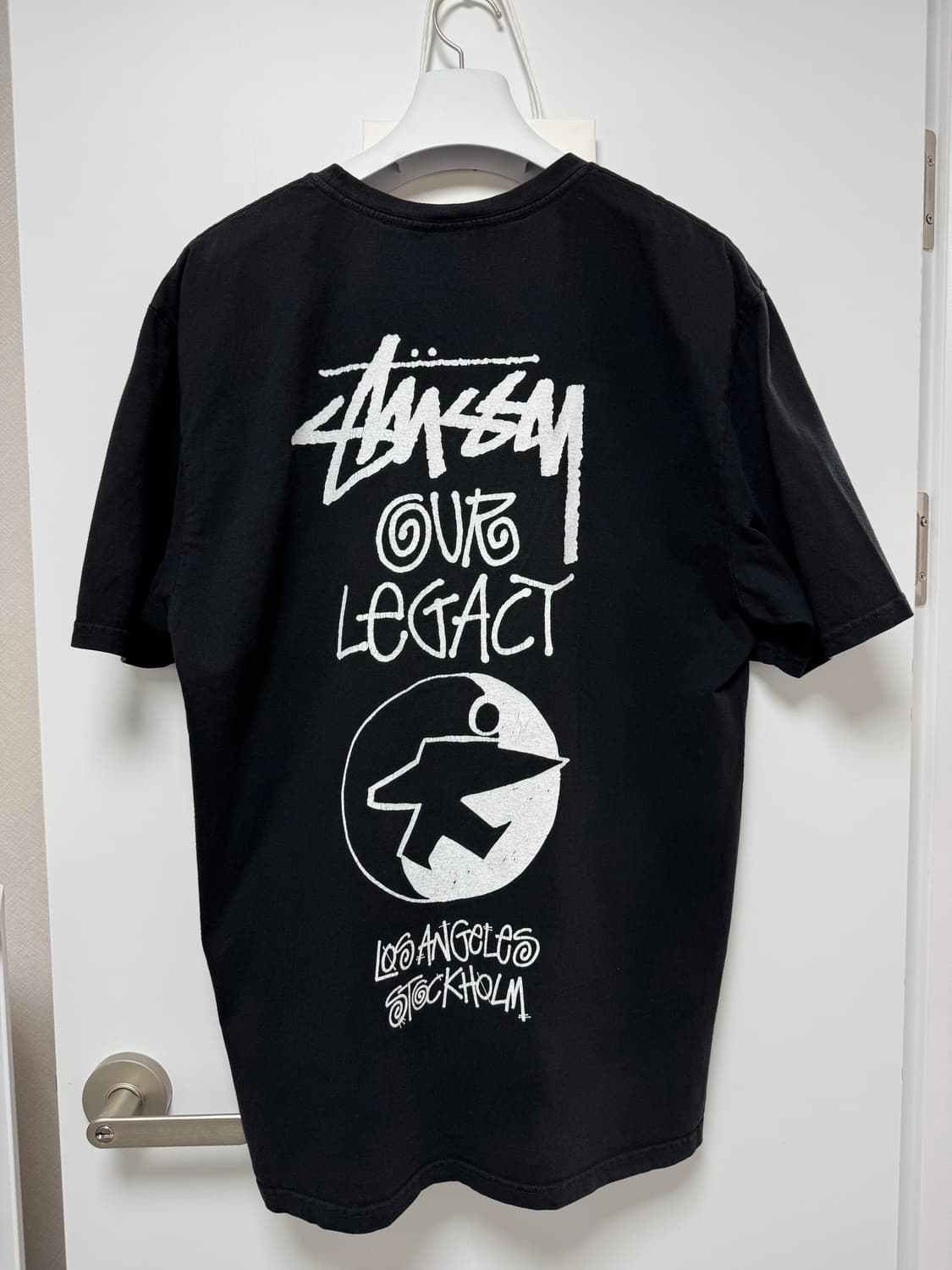 스투시 아워레가시 서프맨 반팔 L 상품이미지2