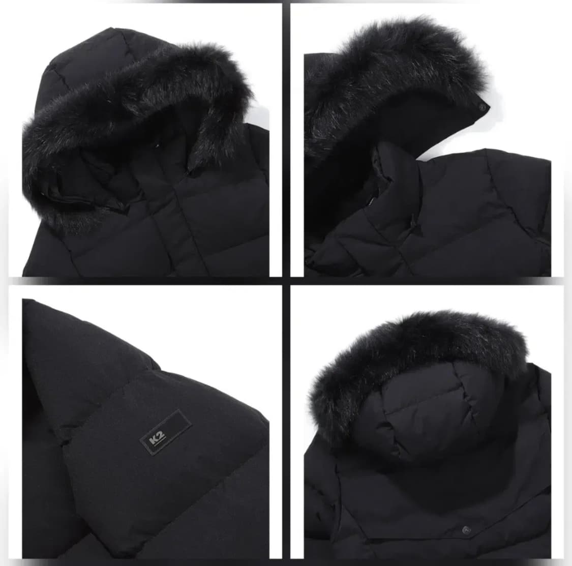 (새제품) K2 여성 구스다운 패딩 블랙90 다크네이비90 상품이미지4