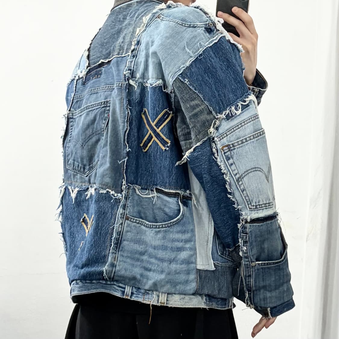 리바이스 리워크 그런지 데님 자켓 상품이미지2