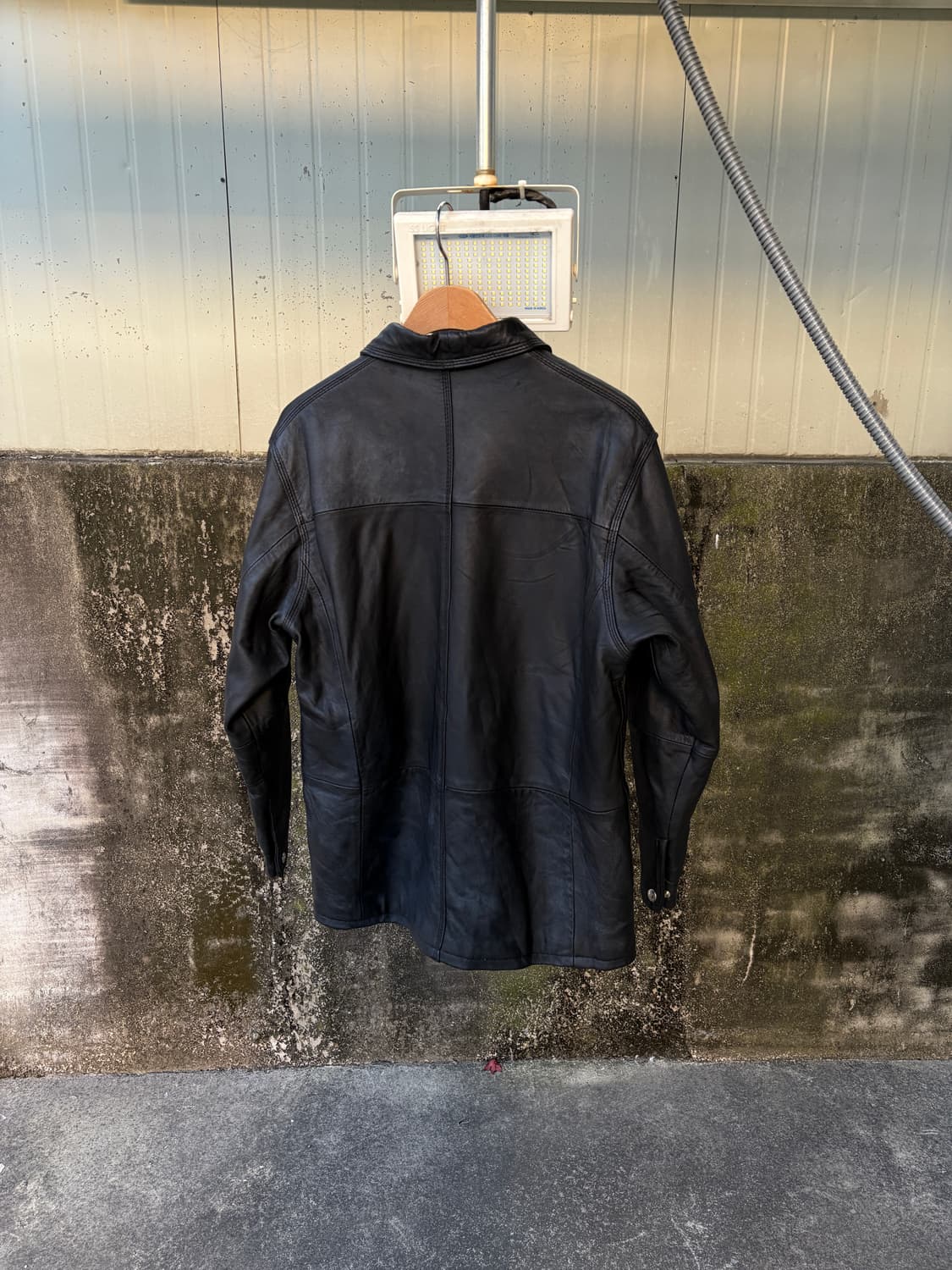 유니버셜 오버롤 리얼 레더 자켓 카코트 커버올 상품이미지2