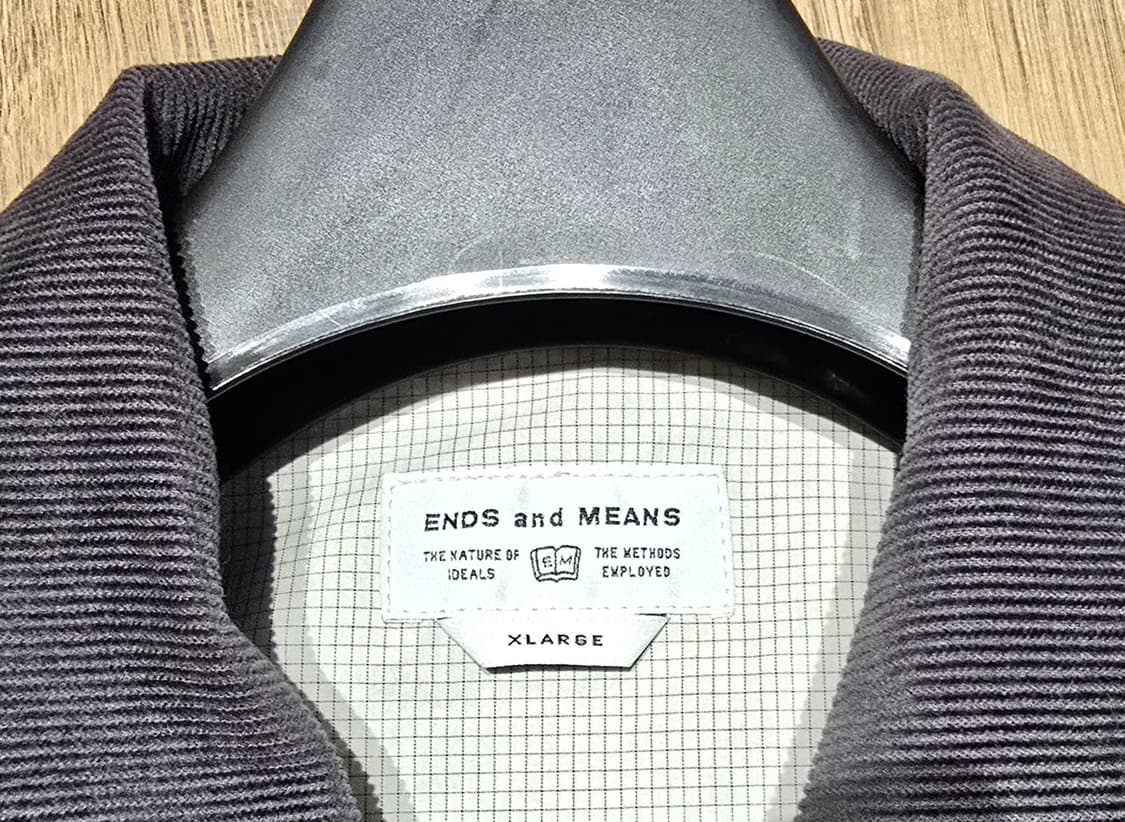 ENDS and MEANS의 코듀로이 칼라 자켓 XLARGE 사이즈입니다 상품이미지2