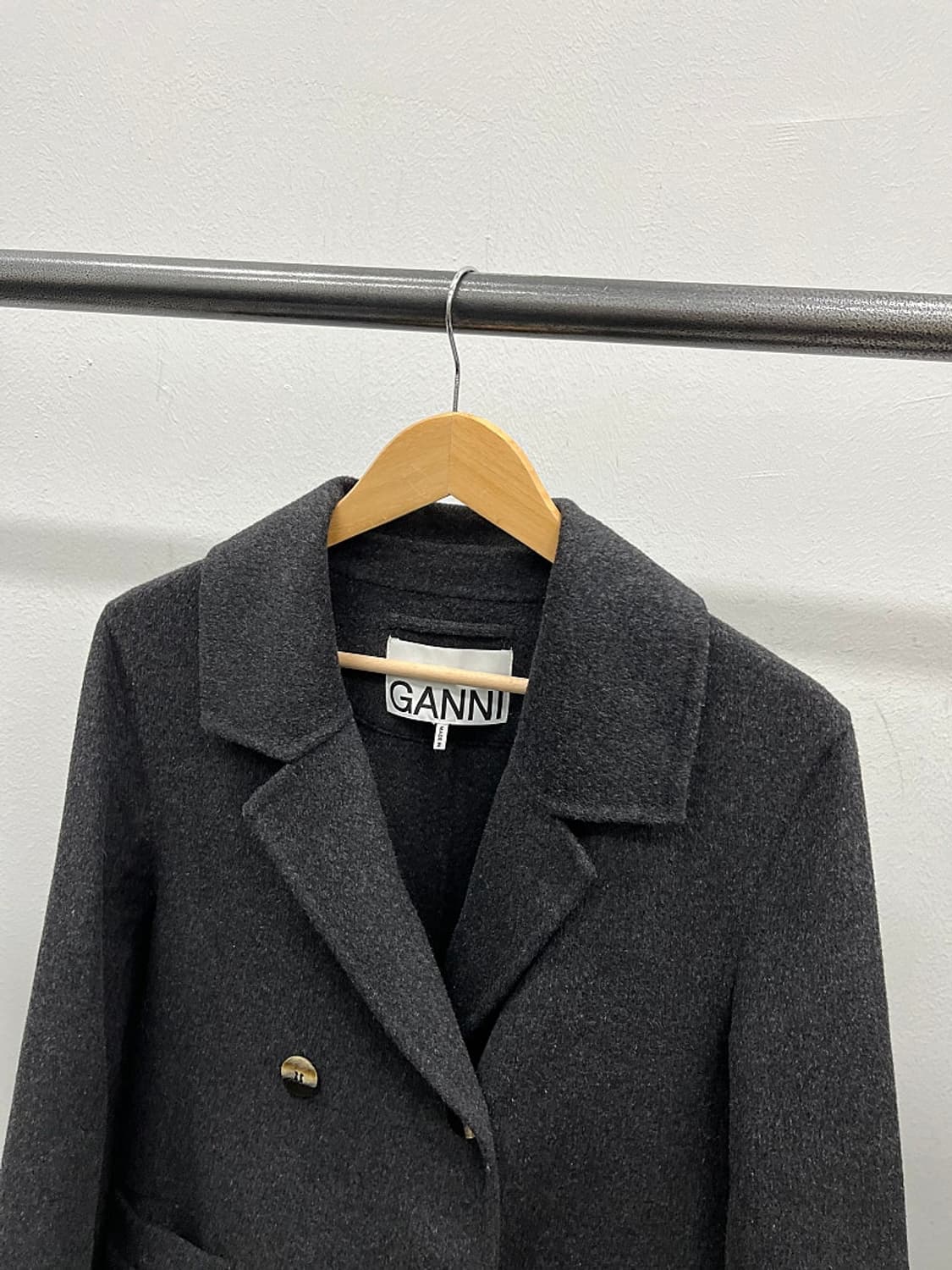 여) 가니 오버 울코트 상품이미지5