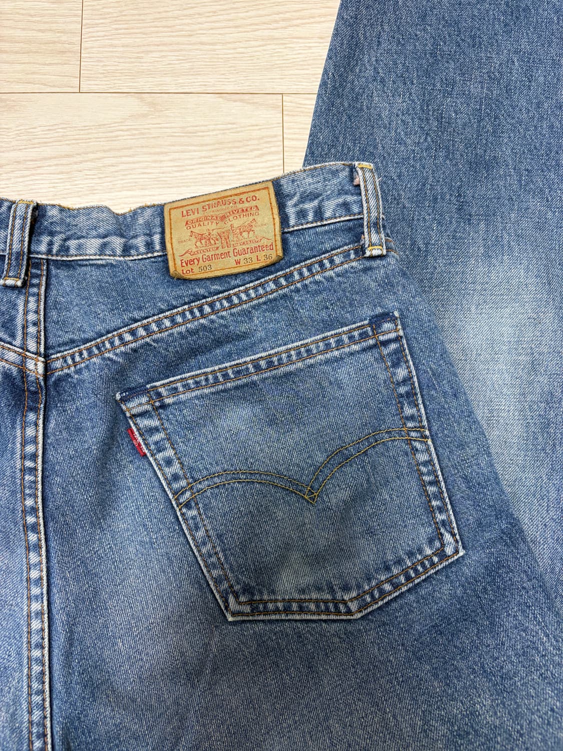 리바이스 빈티지 503 연청 (실측참고) 상품이미지2