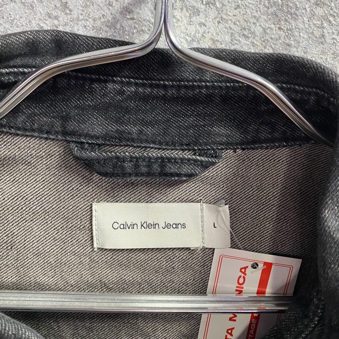 캘빈클라인 진 미드그레이워시 릴렉스핏 데님 셔츠 B4284 상품이미지5