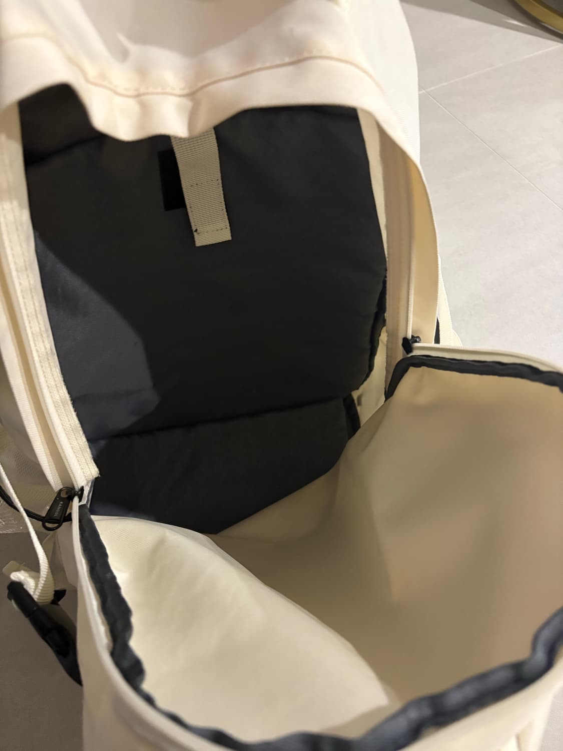 캉골 재팬 아이보리 백팩 상품이미지5